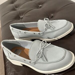 DV by Dolce Vita Blue Loafers with White Soles